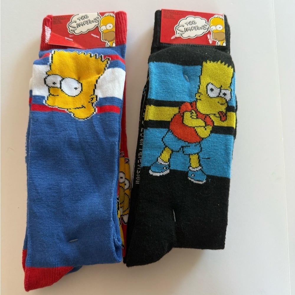 4 pairs of The Simpson Socks